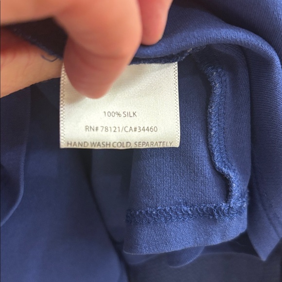 Eileen Fisher Set Linen Open Blazer Silk Cami - Picture 4 of 6